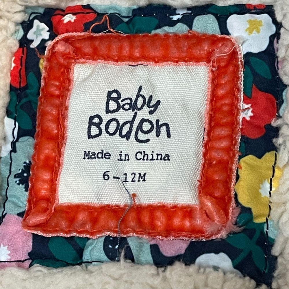 Baby Boden Floral Puffer Jacket - Multicolor - Picture 4 of 6